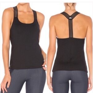 ALO Yoga gray Escape Strappy Tank Top XS